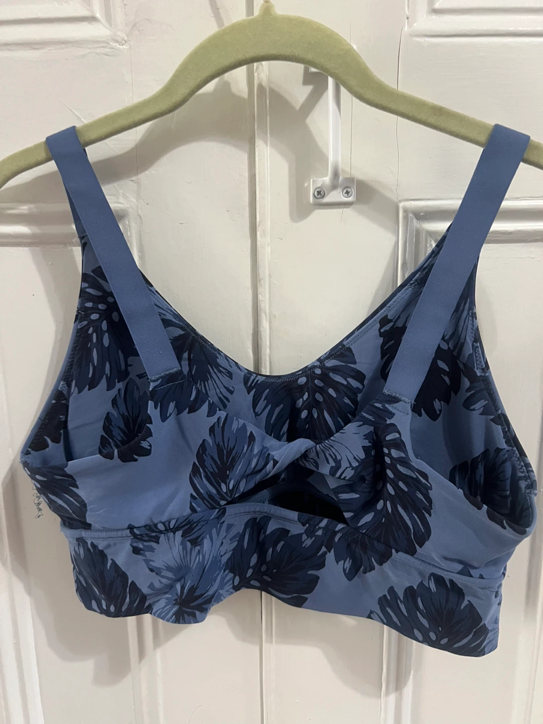 Blue Floral sports bra - photo 2