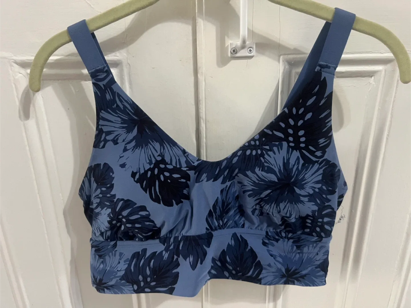 Aerie Bra Top - Blue & Green Floral image indicator(3)