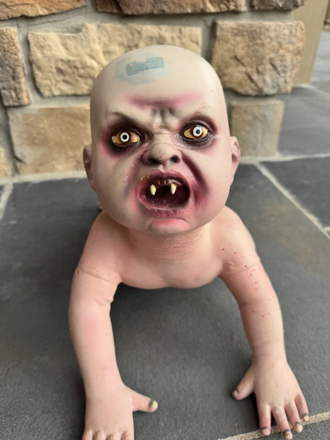 Spirit Halloween Clobberin' Claude Zombie Baby Prop - photo 2