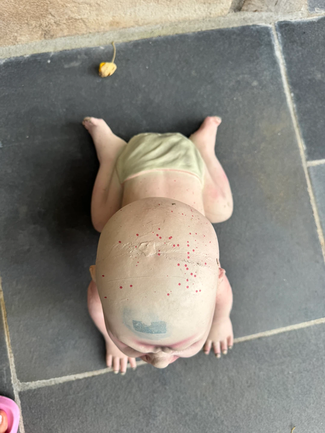 Spirit Halloween Clobberin' Claude Zombie Baby Prop - photo 4