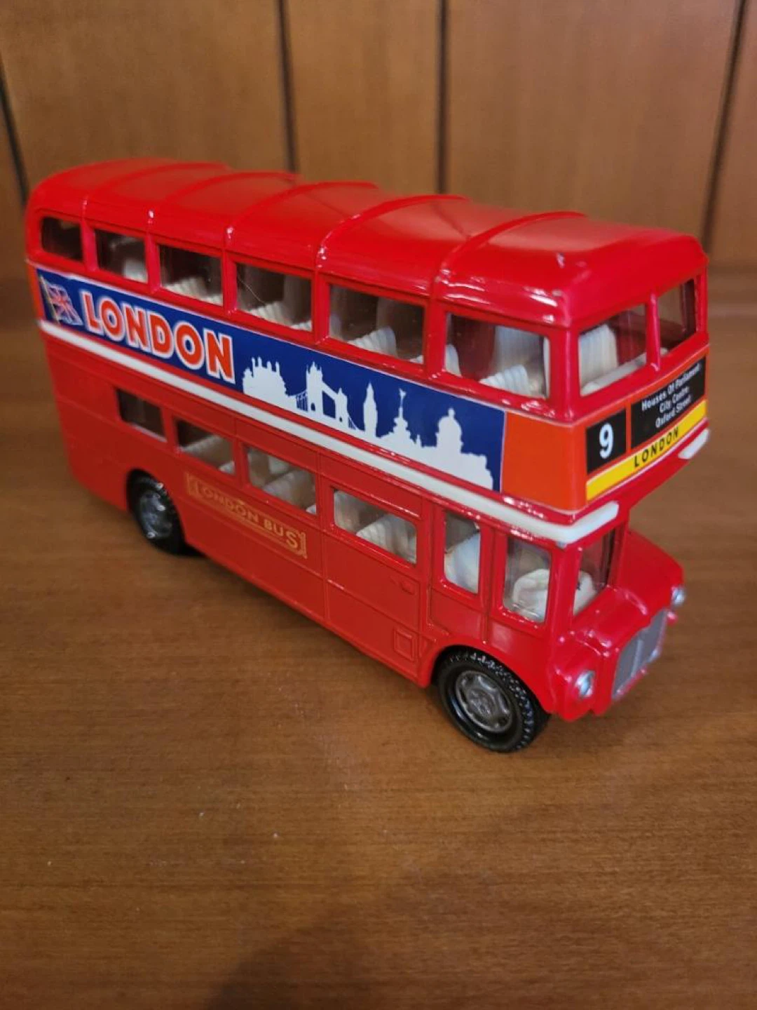 London Red Double Decker Bus Toy