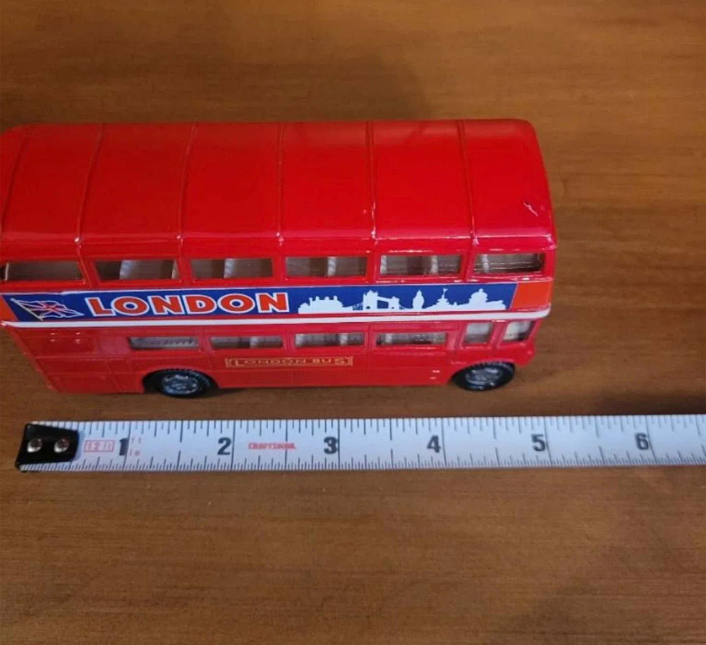 London Red Double Decker Bus Toy image indicator(2)