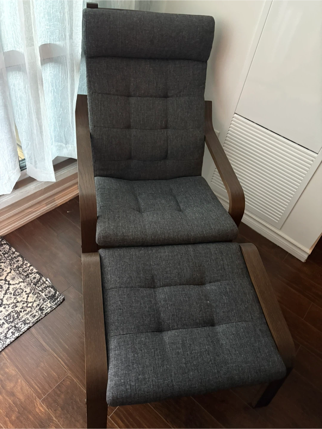 IKEA Poang Armchair & Footstool - photo 2