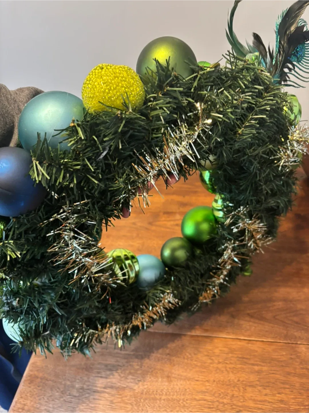 Festive Green Christmas Ornament Wreath image indicator(7)