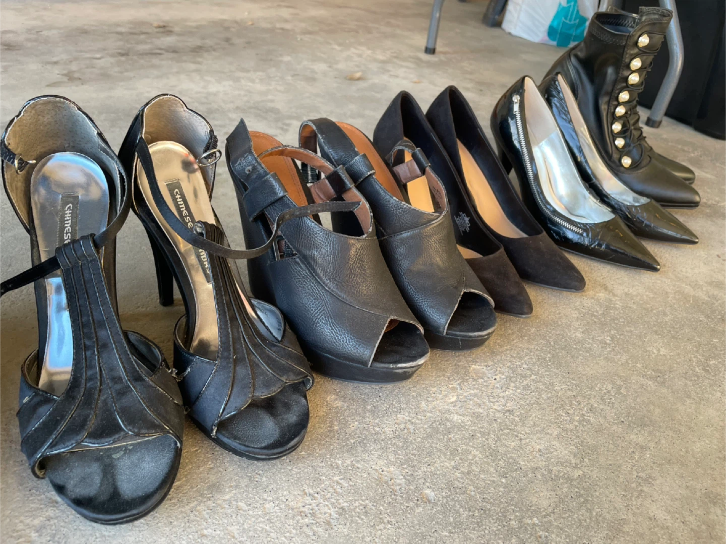 Black Heels & Booties Bundle - Size 8