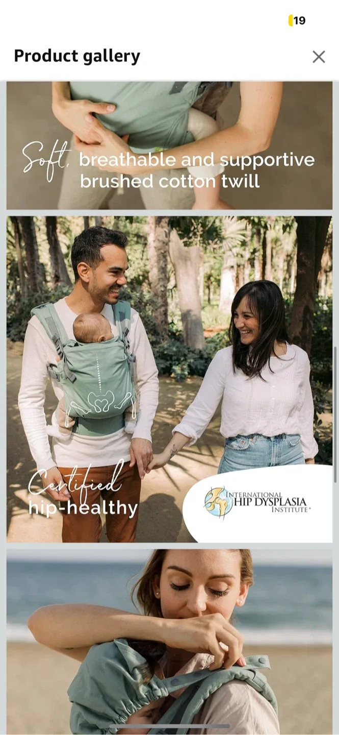 BNIB Boba X Baby Carrier - SEAMIST image indicator(3)