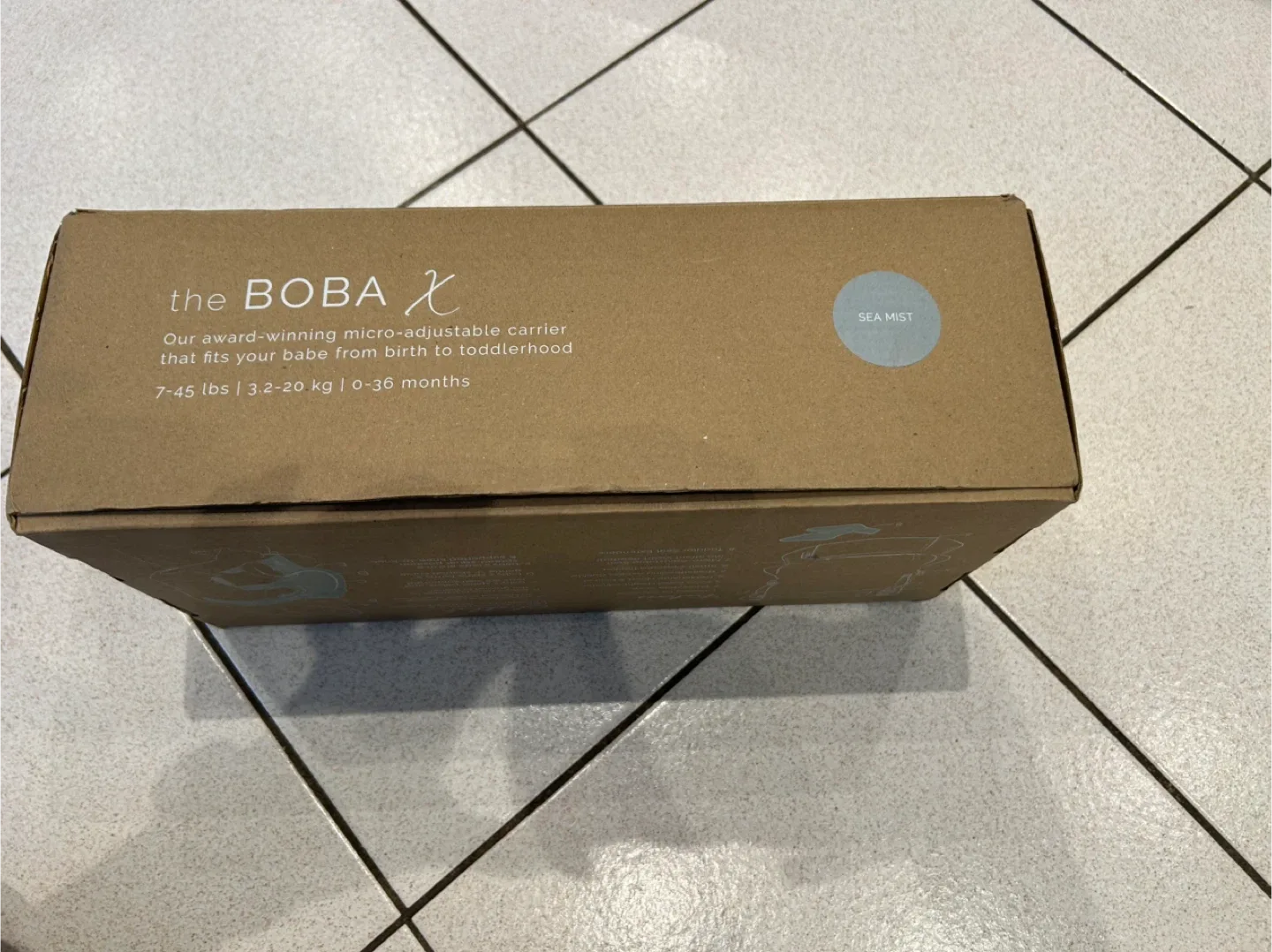 BNIB Boba X Baby Carrier - SEAMIST image indicator(8)