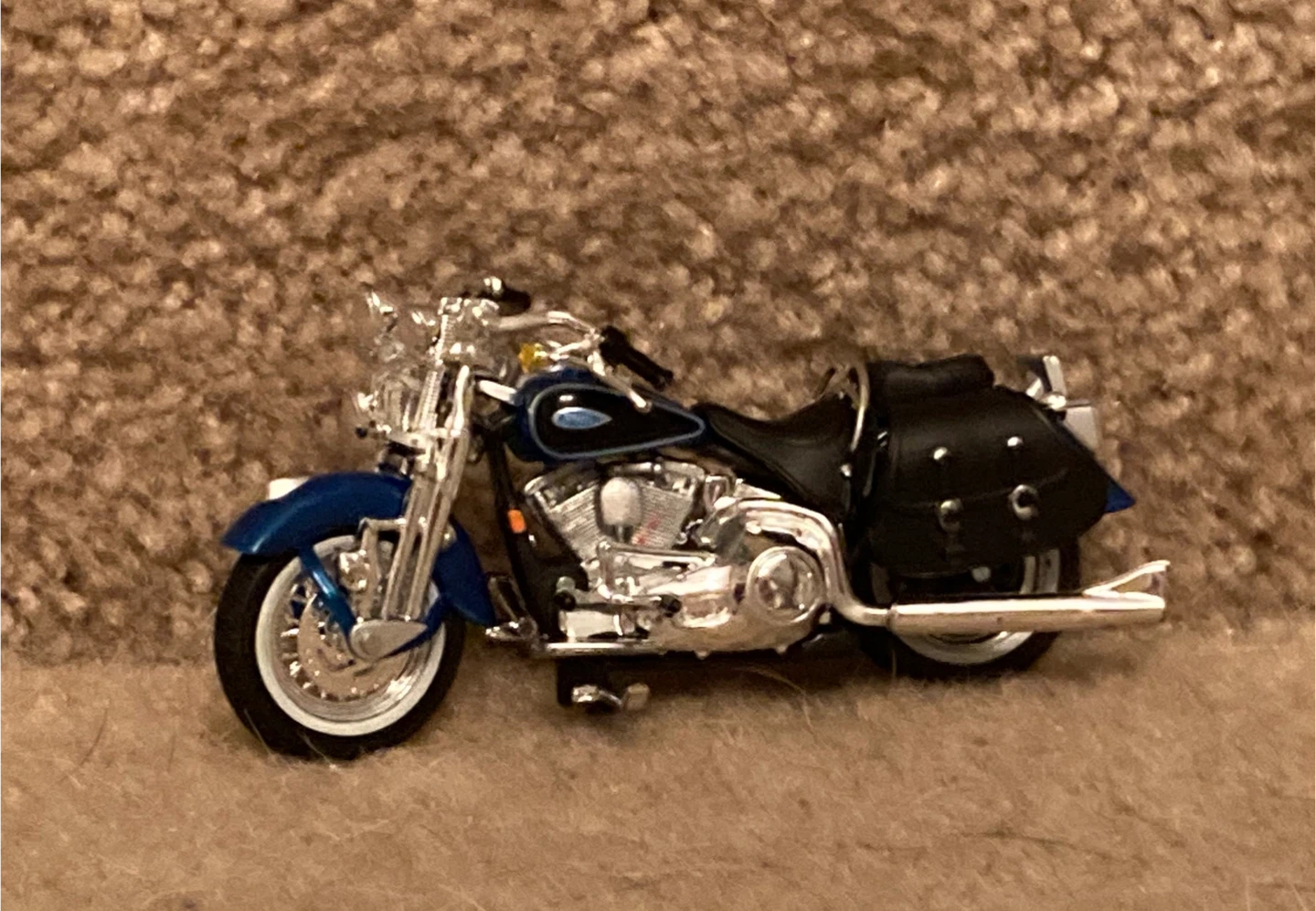 Mojito Motorcycle Model - Blue & Black