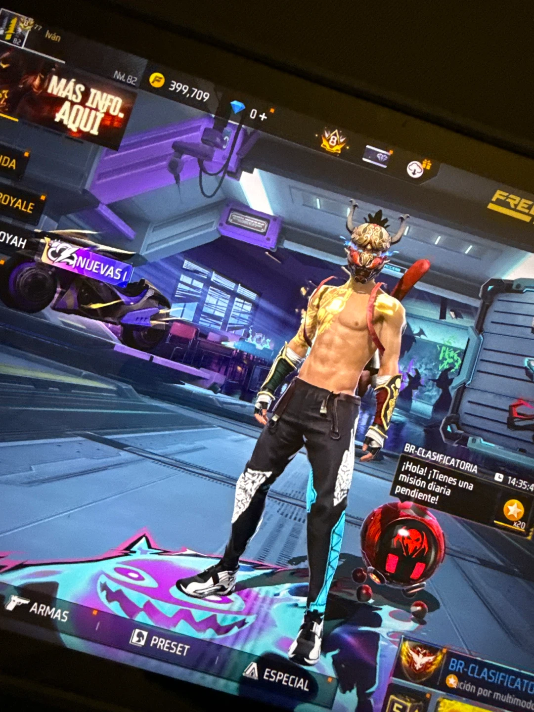 Cuanta de FREE FIRE