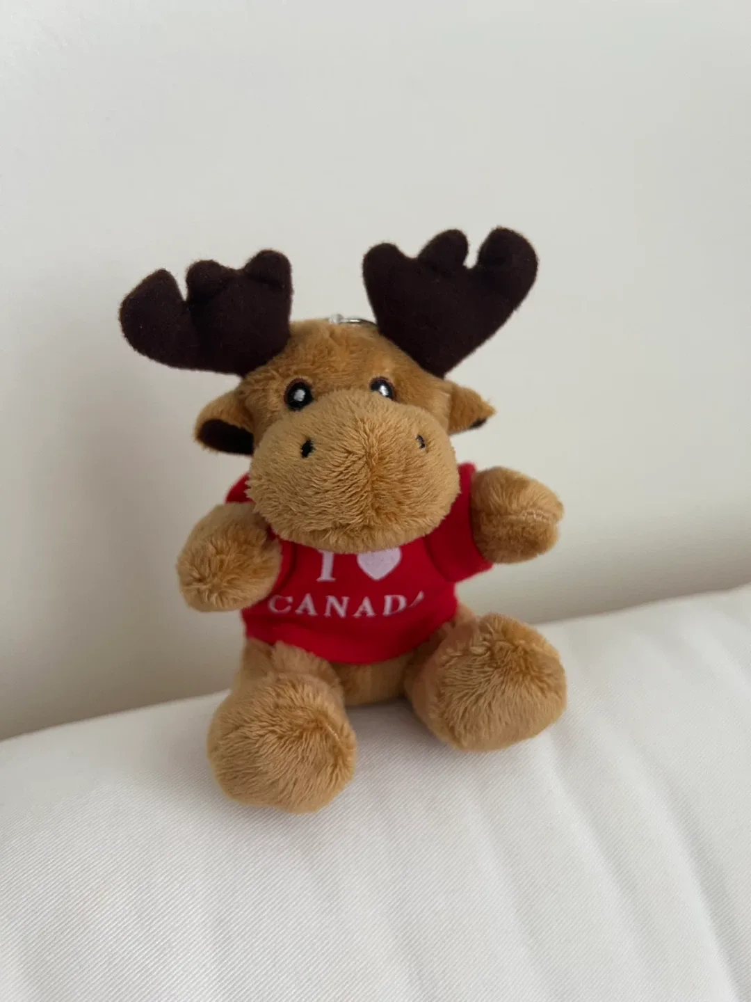 Moose Plush Keychain - I ❤️ Canada thumbnail
