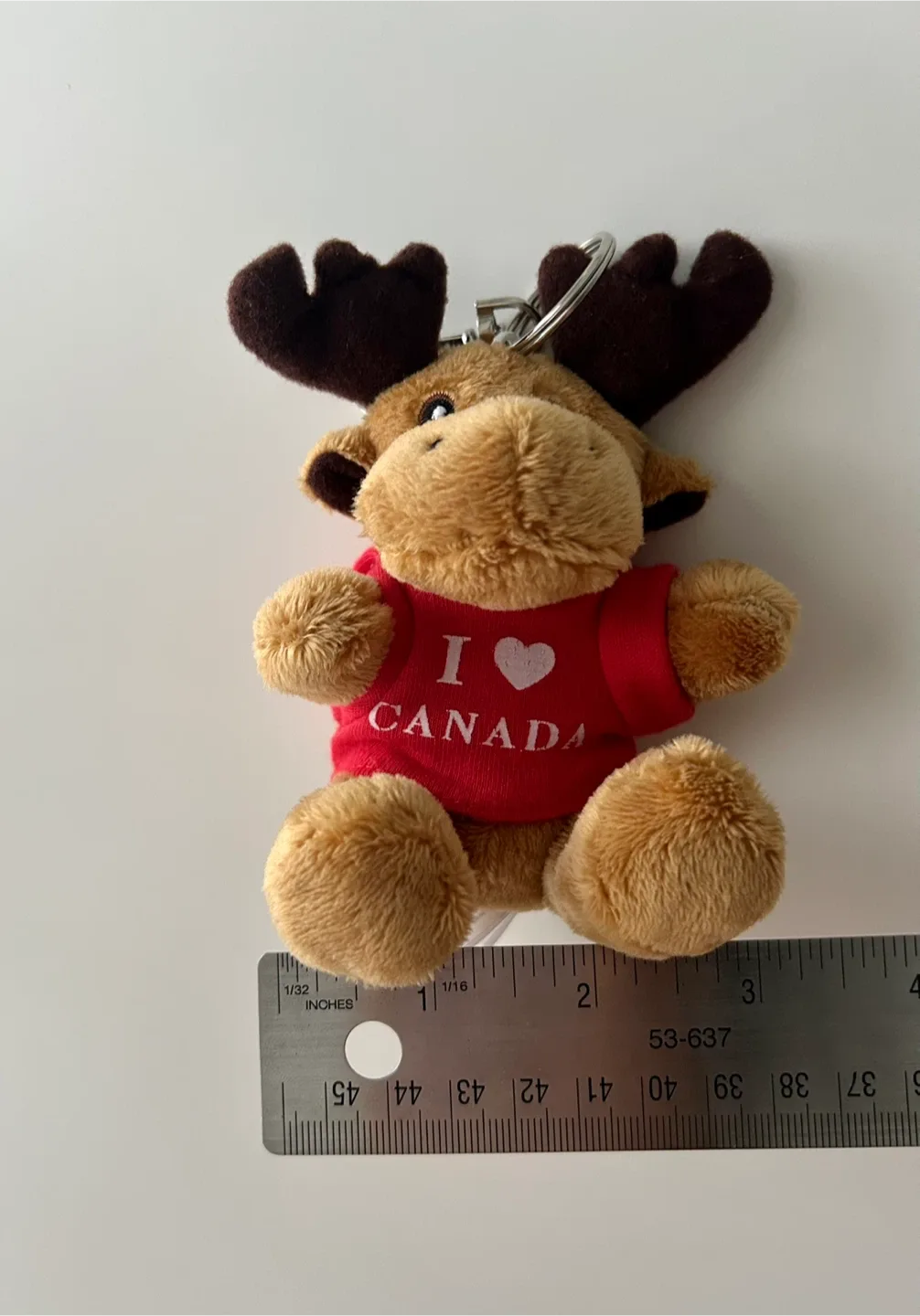 Moose Plush Keychain - I ❤️ Canada image indicator(3)