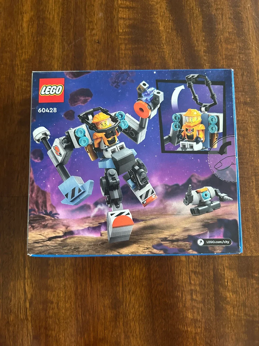 NEW ✨Retired set✨LEGO City 60428 Space Construction Mech image indicator(2)