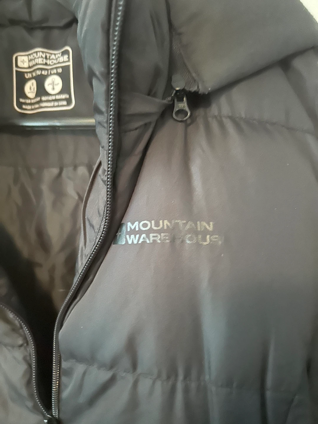 Mountain Warehouse Black Padded Vest Size 10 - photo 3