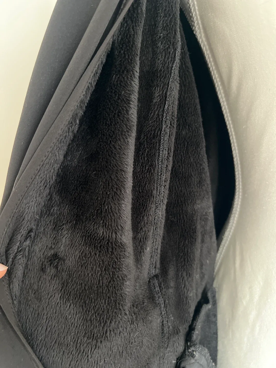 Michael Kors Black Belted Jacket - Size Small image indicator(6)