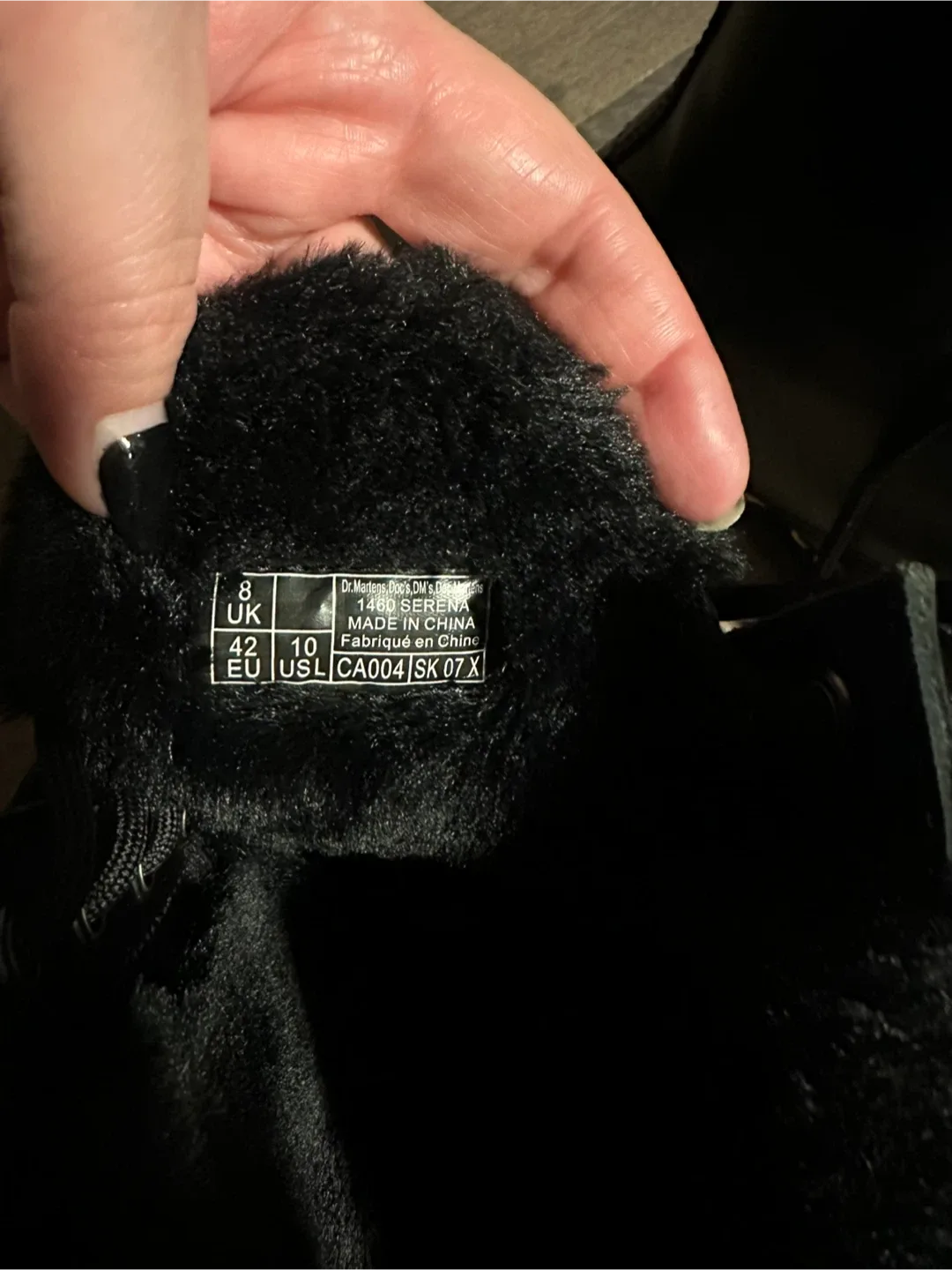 Dr. Martens 1460 Serena Faux Fur Lined Boots - US 10 image indicator(3)