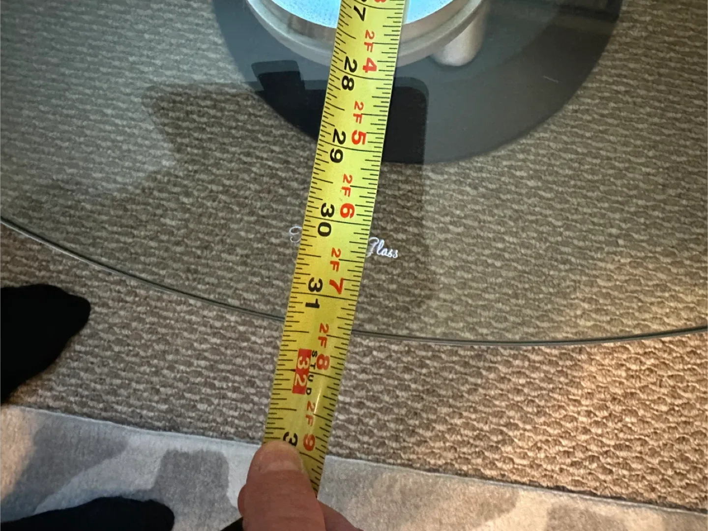 Glass Coffee Table, Round, 32 inches image indicator(2)