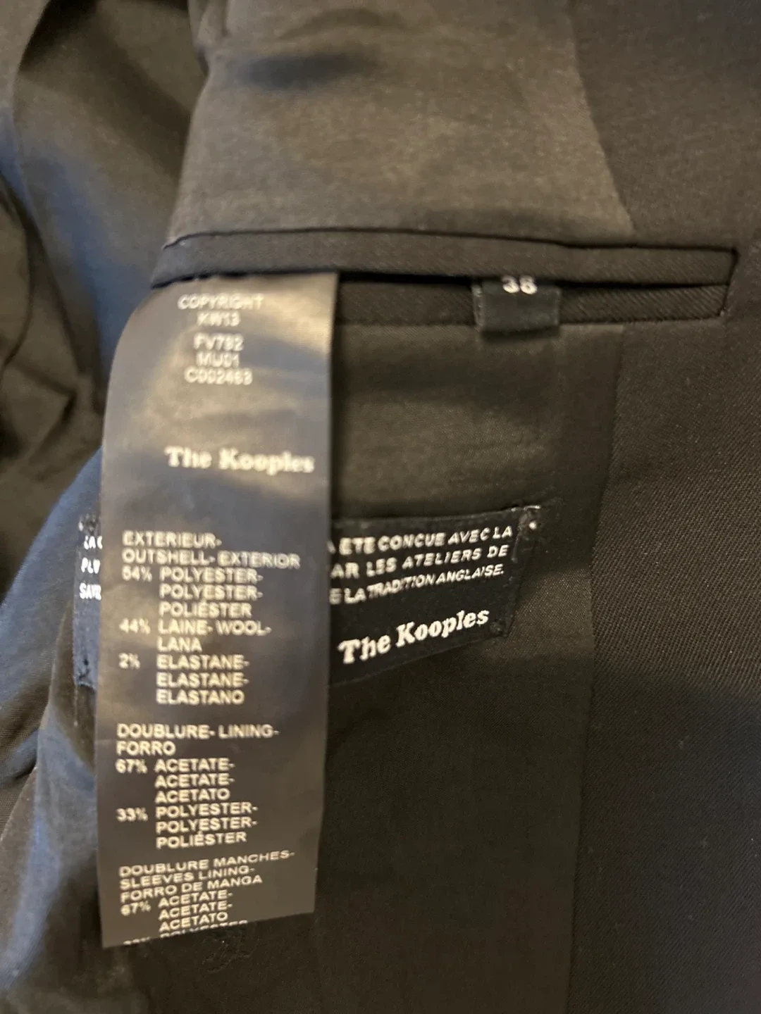 The Kooples Plaid Blazer image indicator(3)