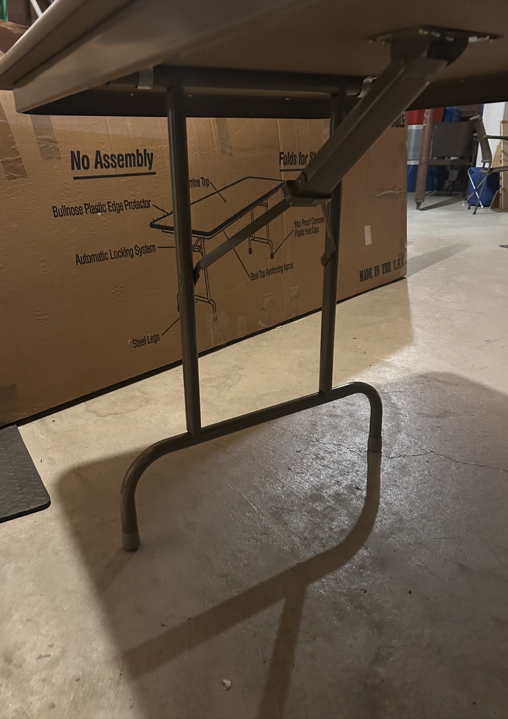 30” X 96” Folding Banquet Table - photo 2