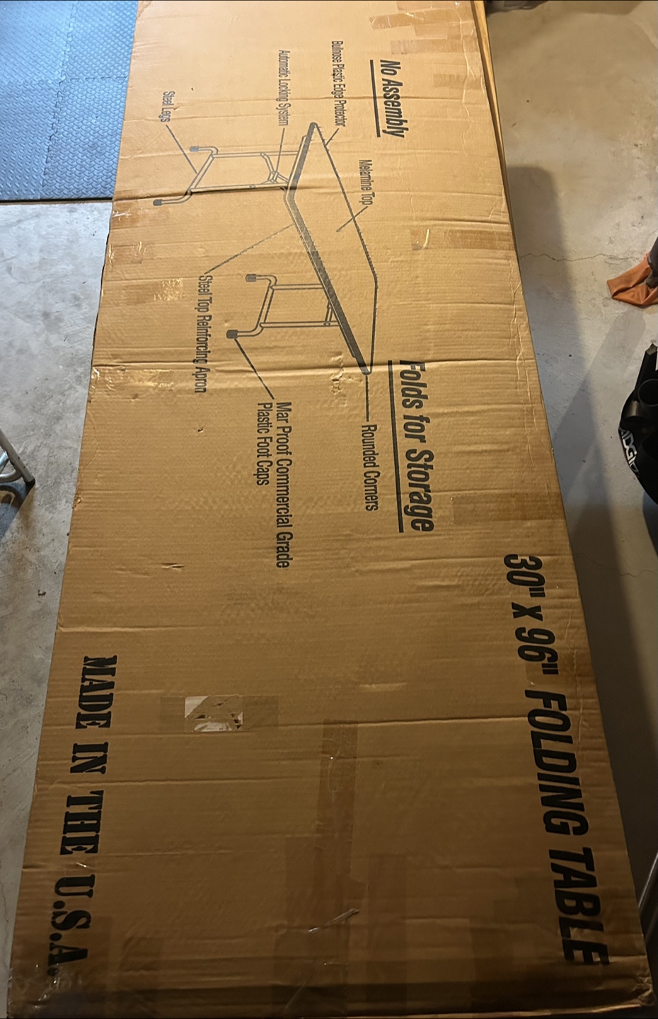 30” X 96” Folding Banquet Table - photo 4