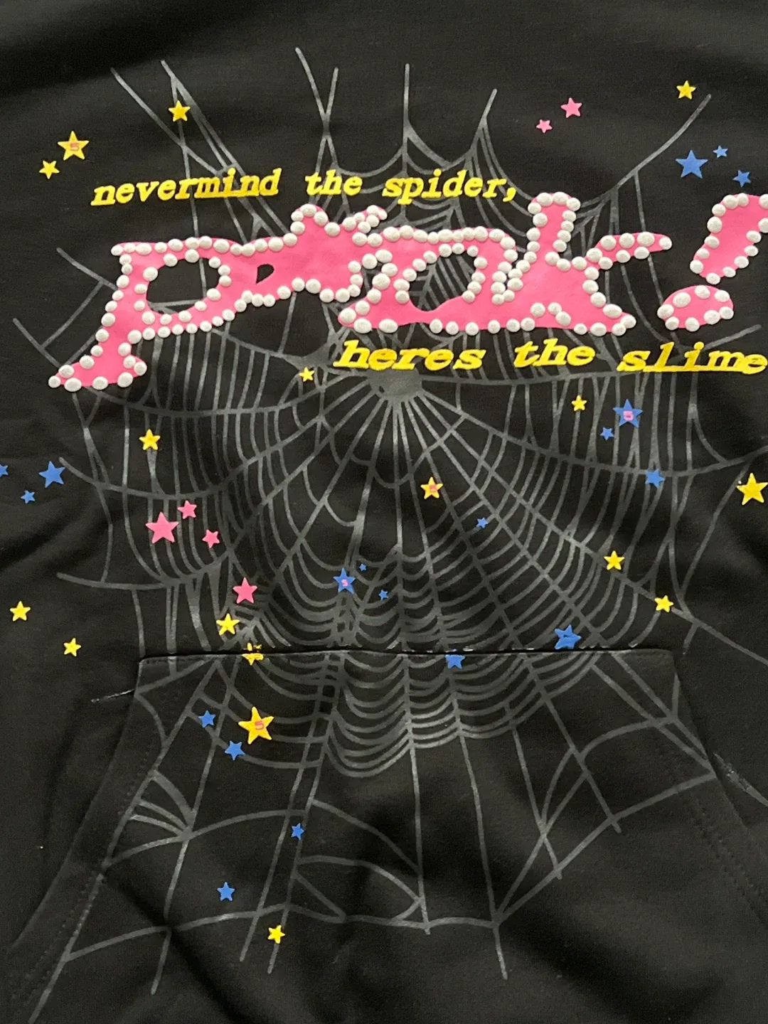 Sp5der P*nk Hoodie 'Black. image indicator(2)