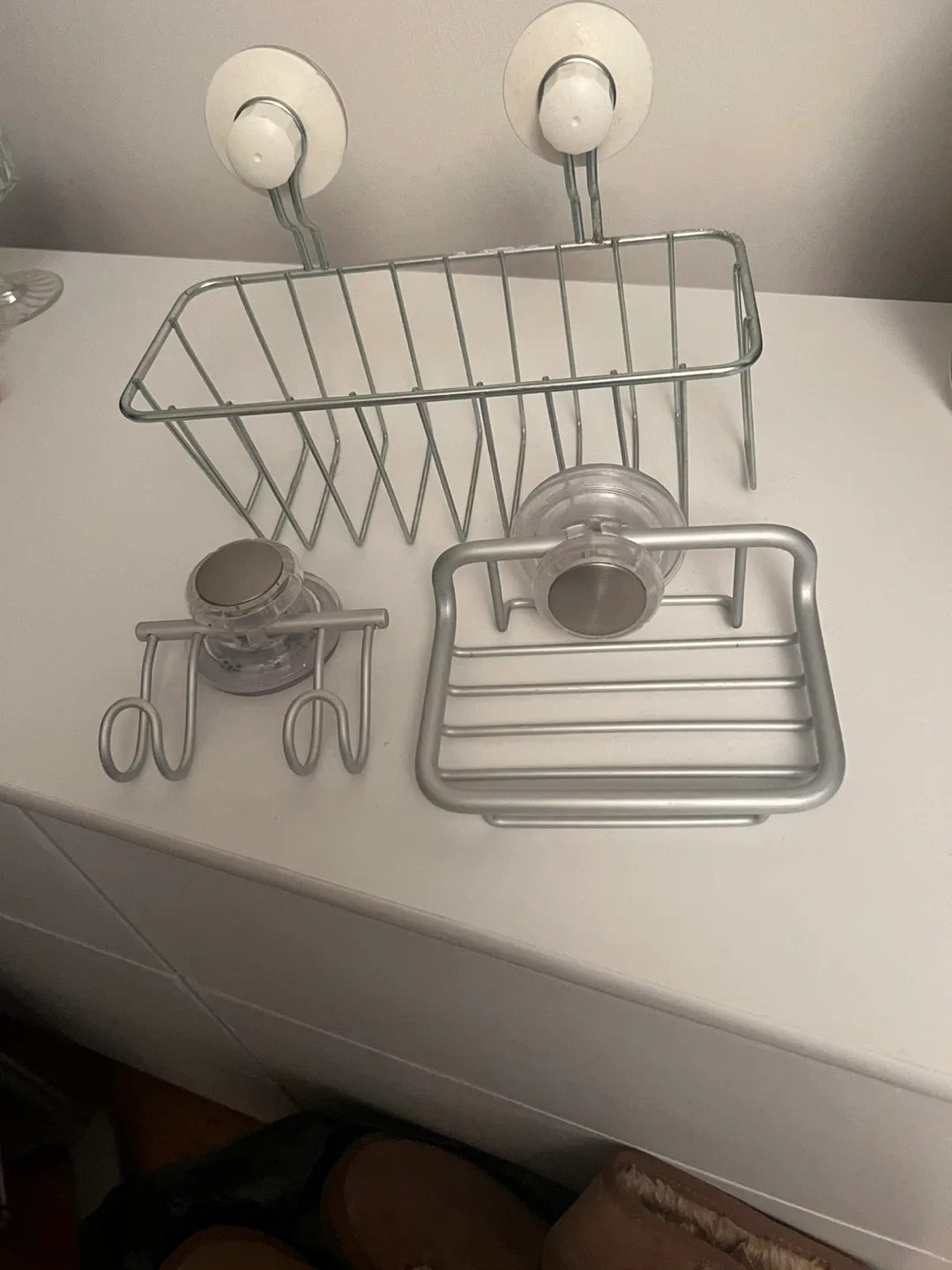 Suction Cup Bathroom Organizers