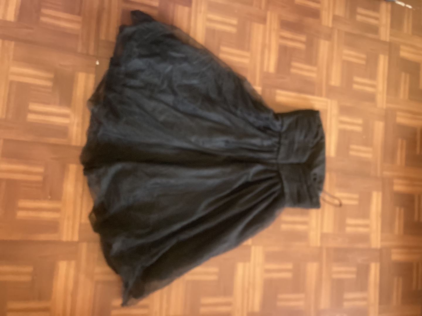 Black Tulle Dress - J Crew -  Size 10