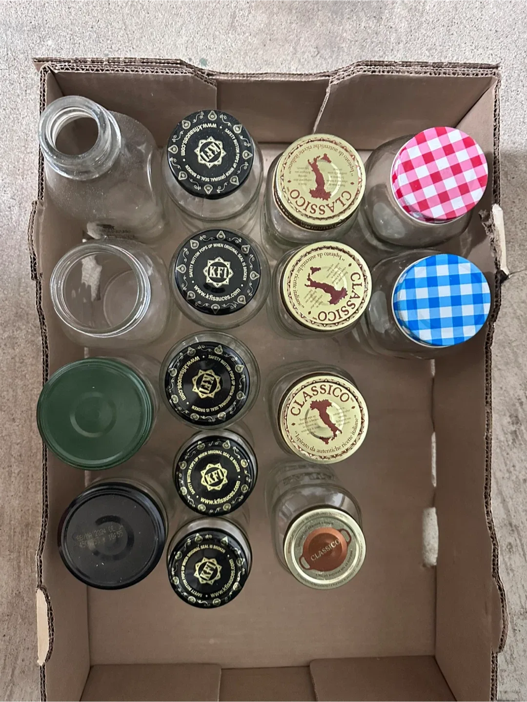 Mixed Glass Jars (15) 🥕 thumbnail