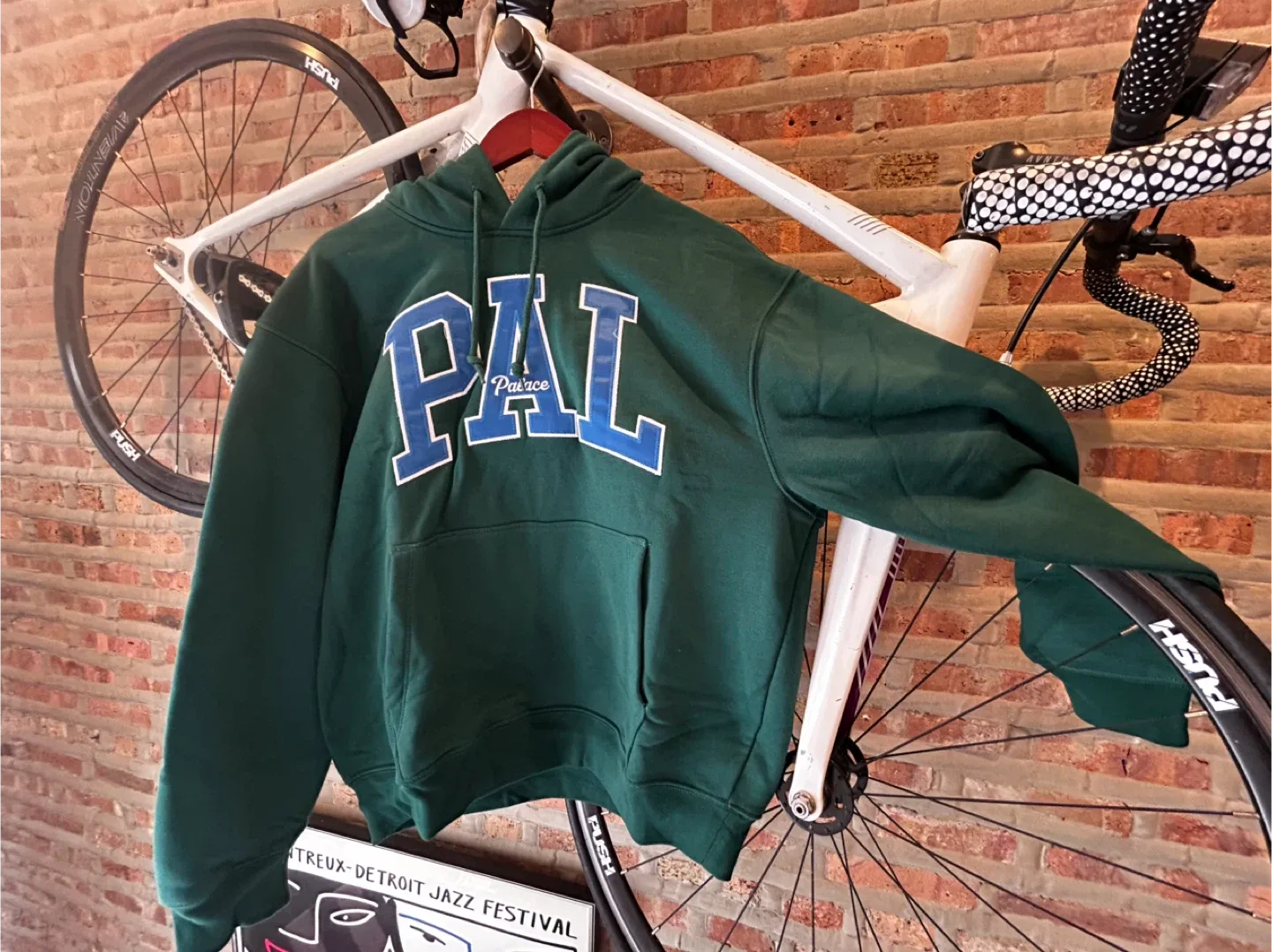 Palace x GAP Hoodie Green image indicator(4)