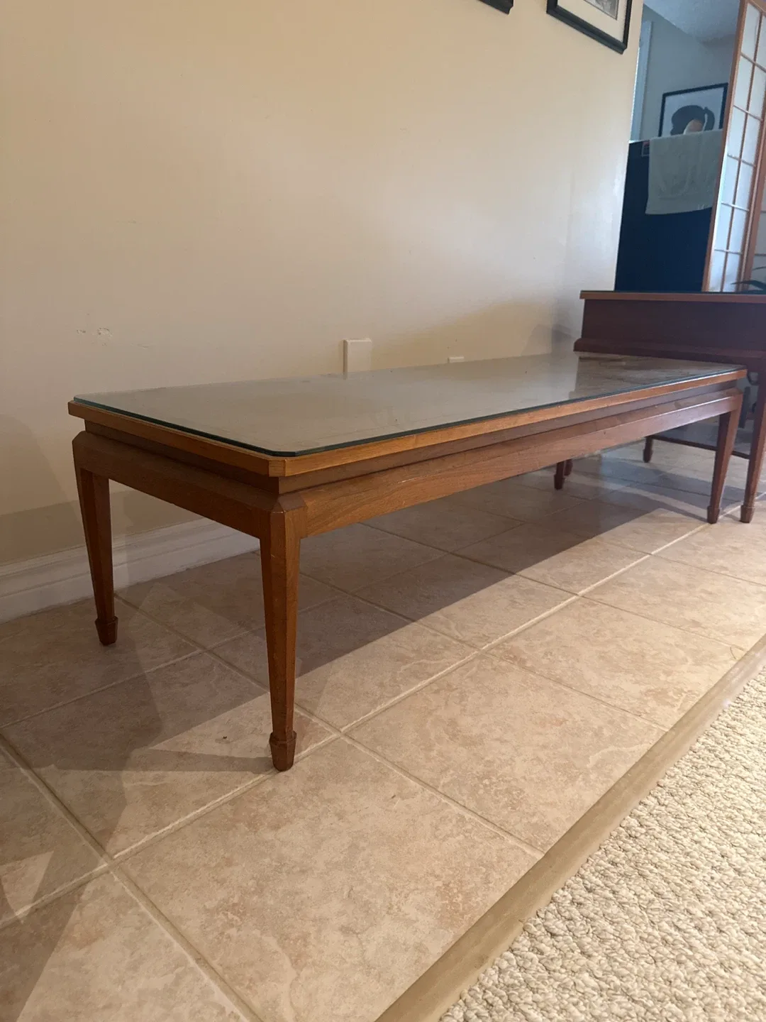 Vintage Wood End Tables and Coffee Table Set image indicator(6)