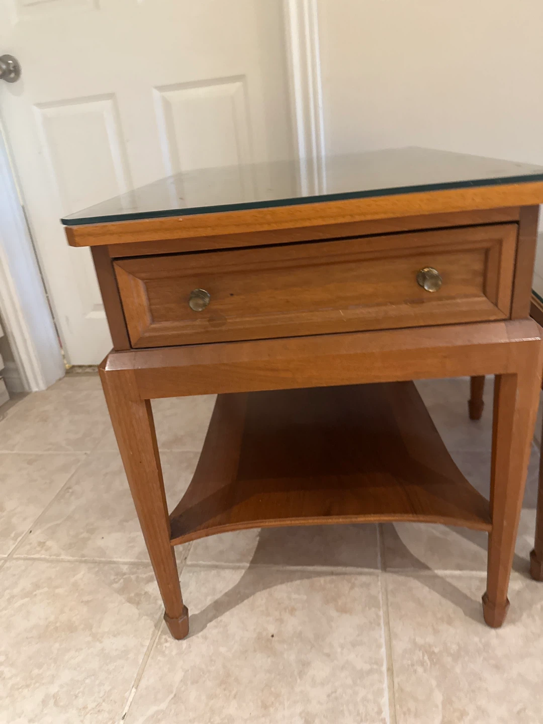 Vintage Wood End Tables and Coffee Table Set - photo 4