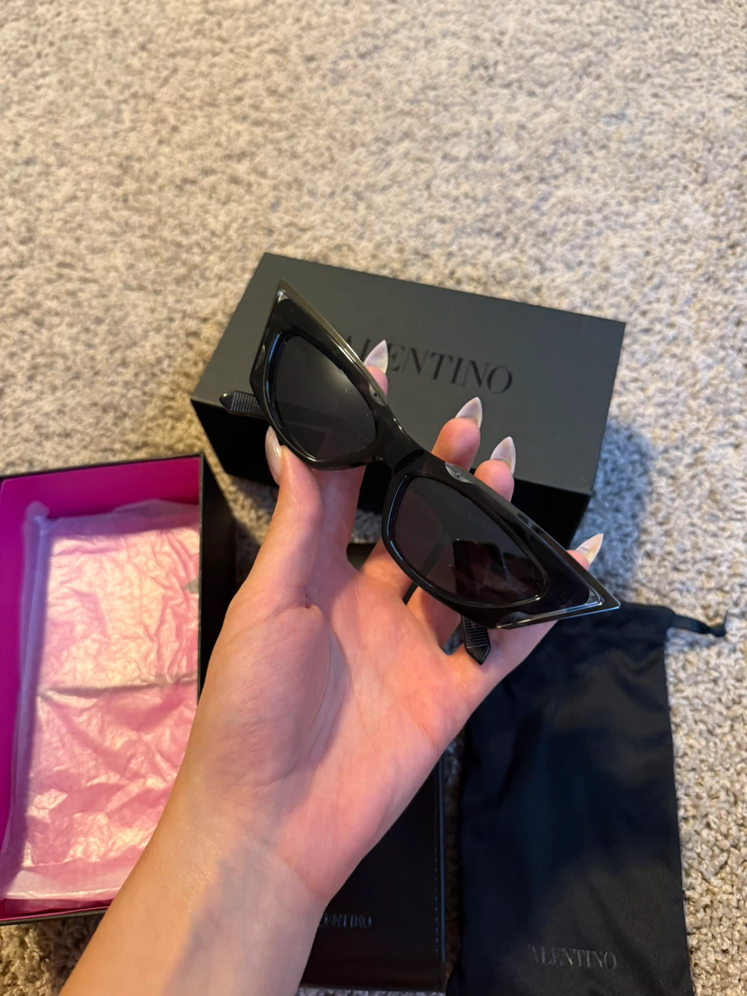Valentino V-Goldcut VLS-113S Black Sunglasses - photo 3