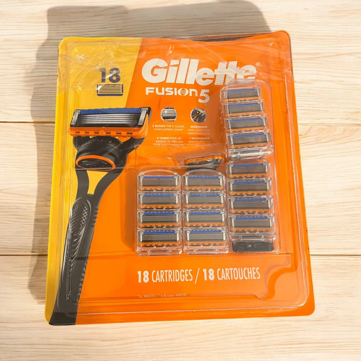 Gillette Fusion5 Razor Cartridges – 18 Pack (Brand New)