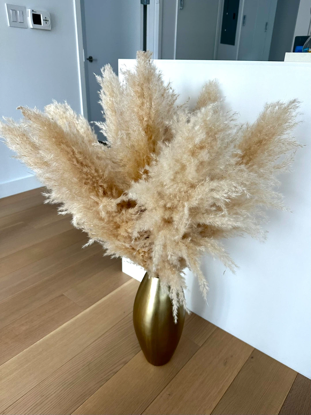 Pampas Grass with Gold Vase - photo 2
