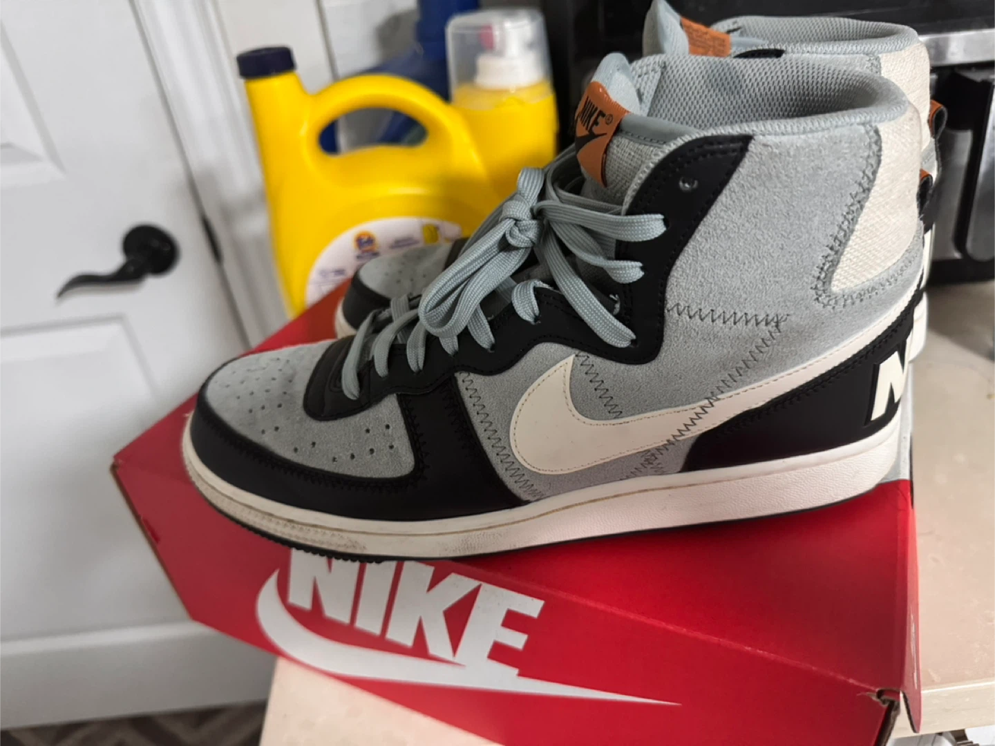 Nike Terminator High Grey/Black - Size 9.5 - photo 3