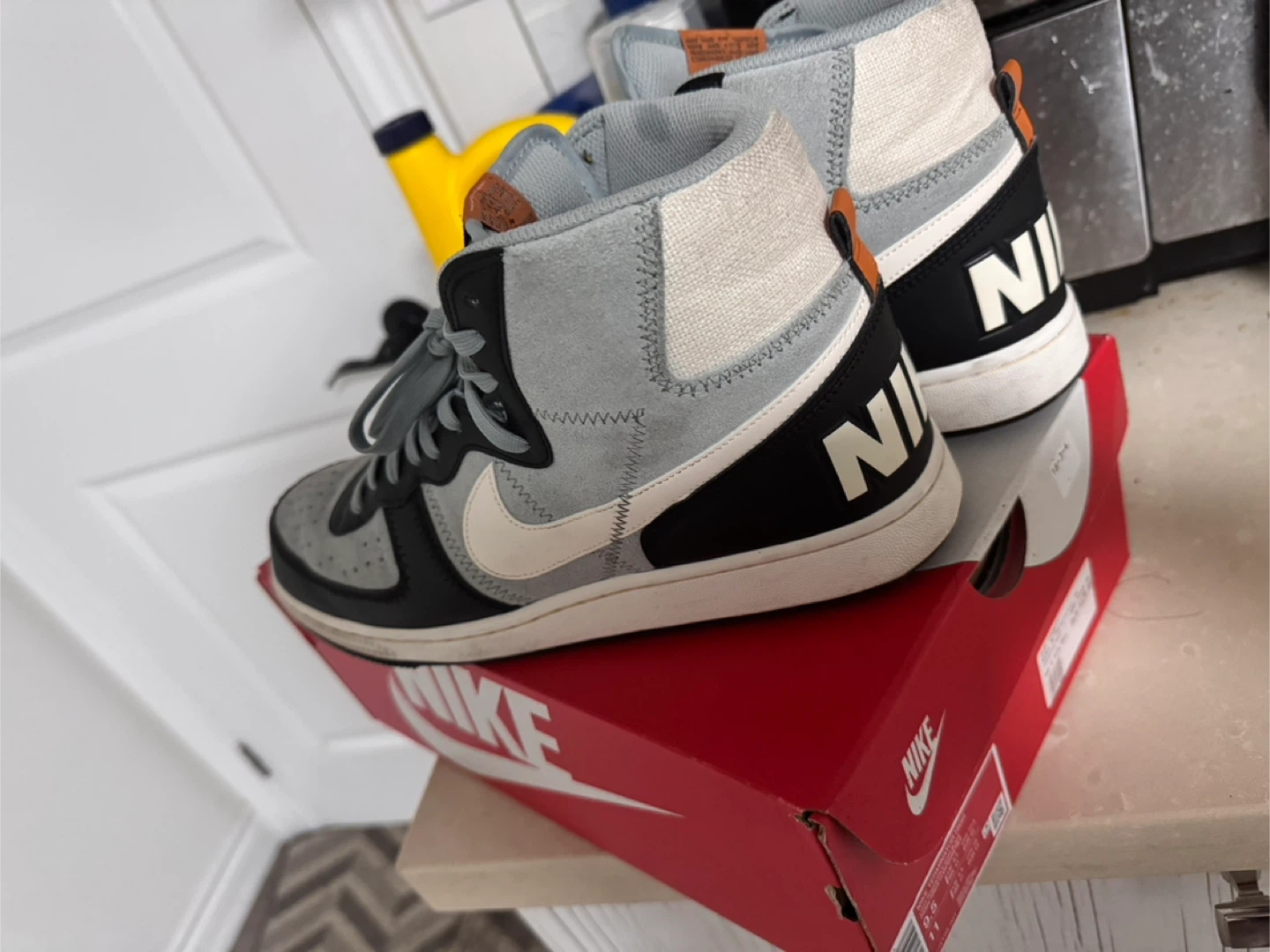 Nike Terminator High Grey/Black - Size 9.5 - photo 2