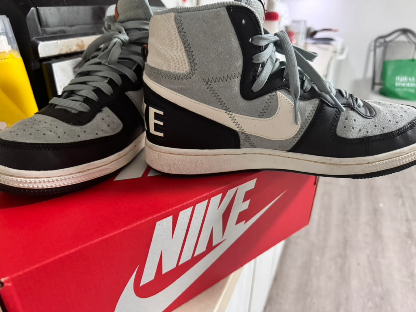 Nike Terminator High Grey/Black - Size 9.5 - photo 4