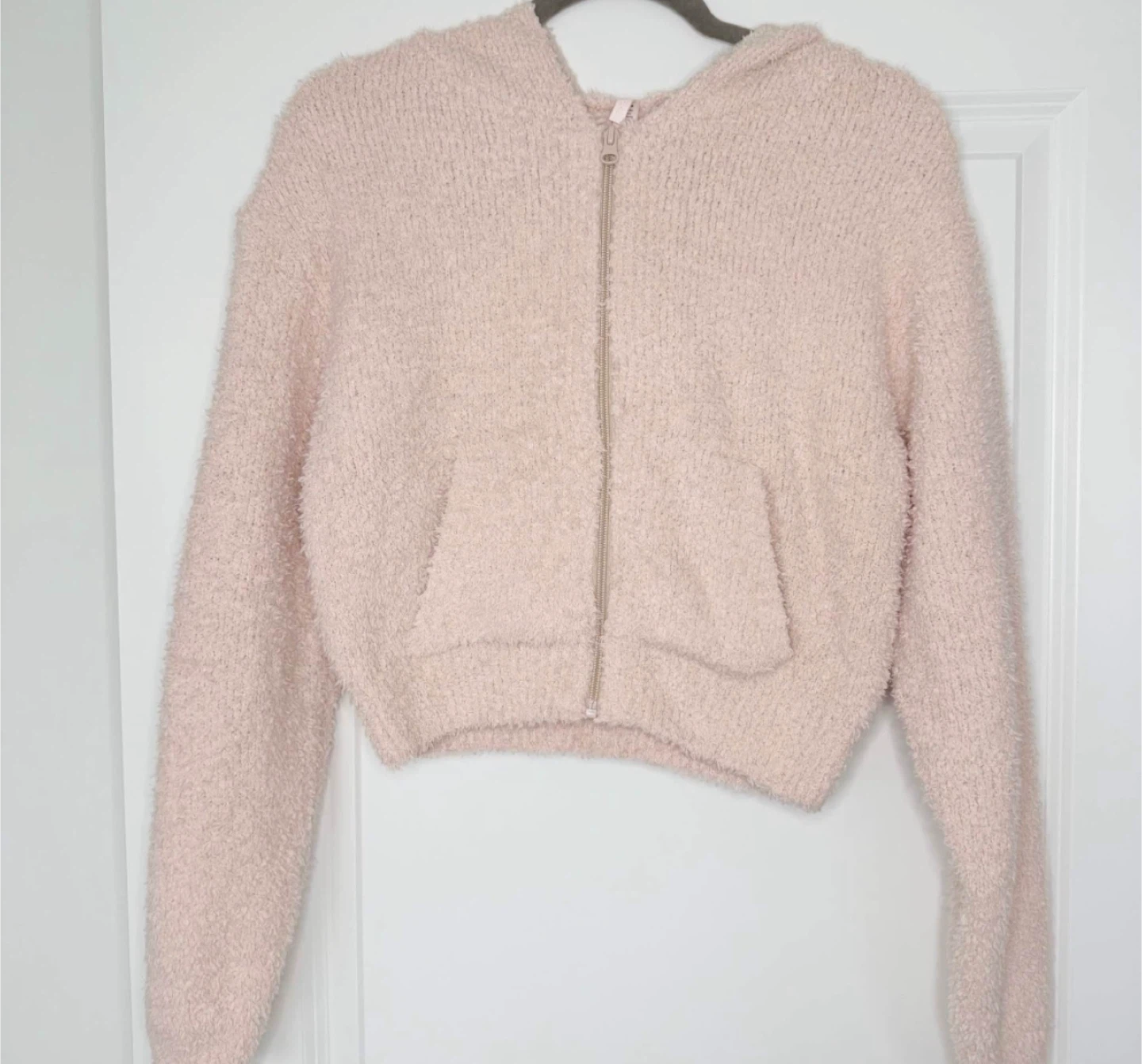 SKIMS Cozy Knit jacket  - Pink - photo 2