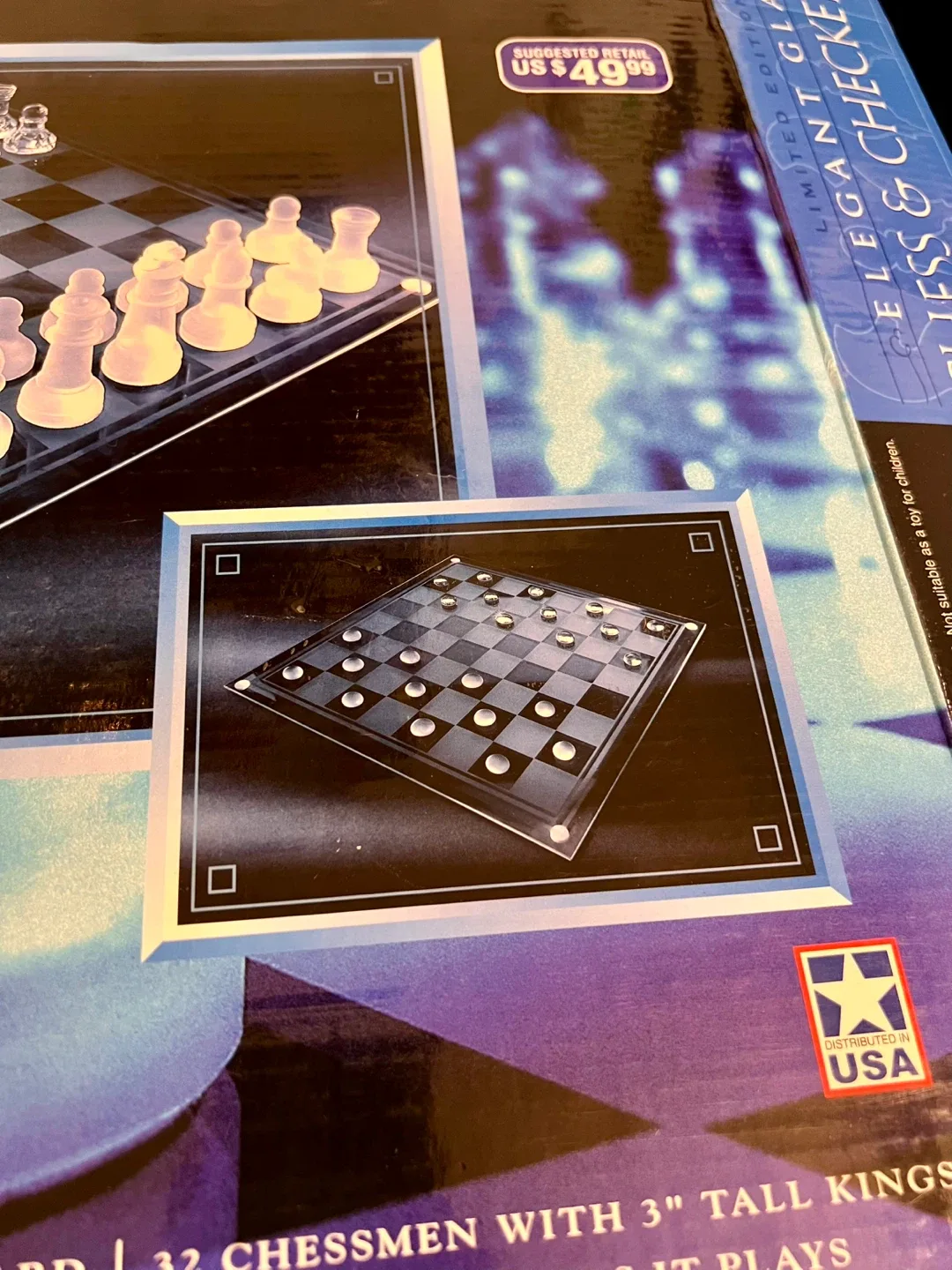 Elegant Glass Chess & Checker Set – Limited Edition ♟️✨ image indicator(3)
