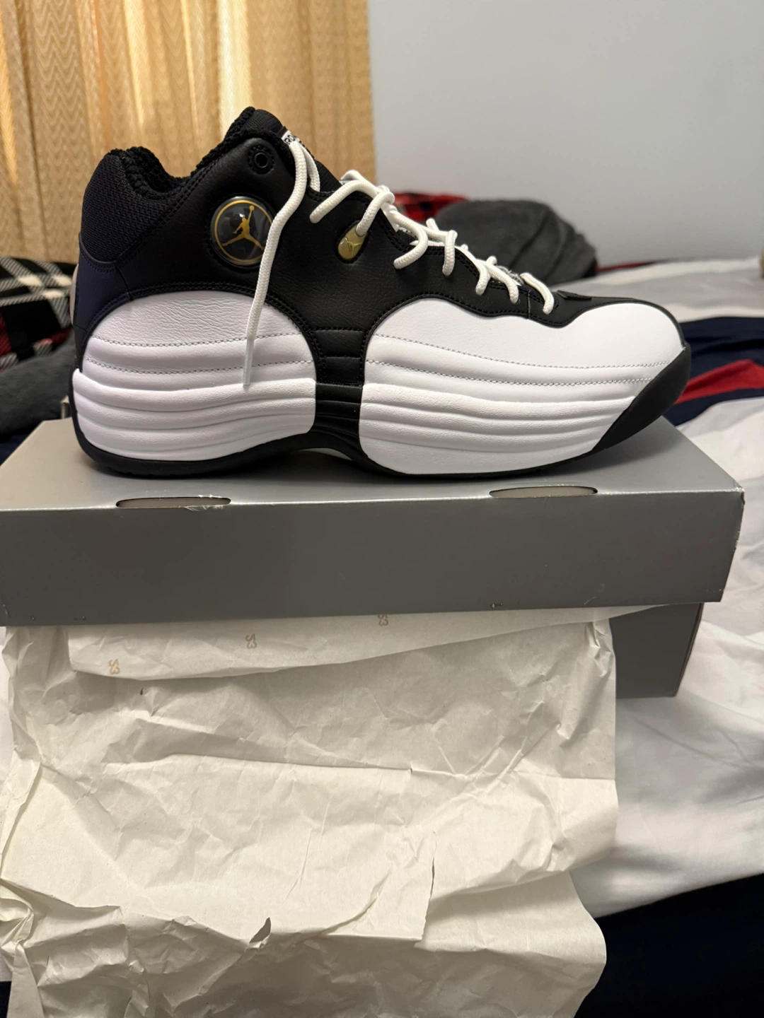 Jordan Jumpman Team 1 White/Black Size 12 - photo 3