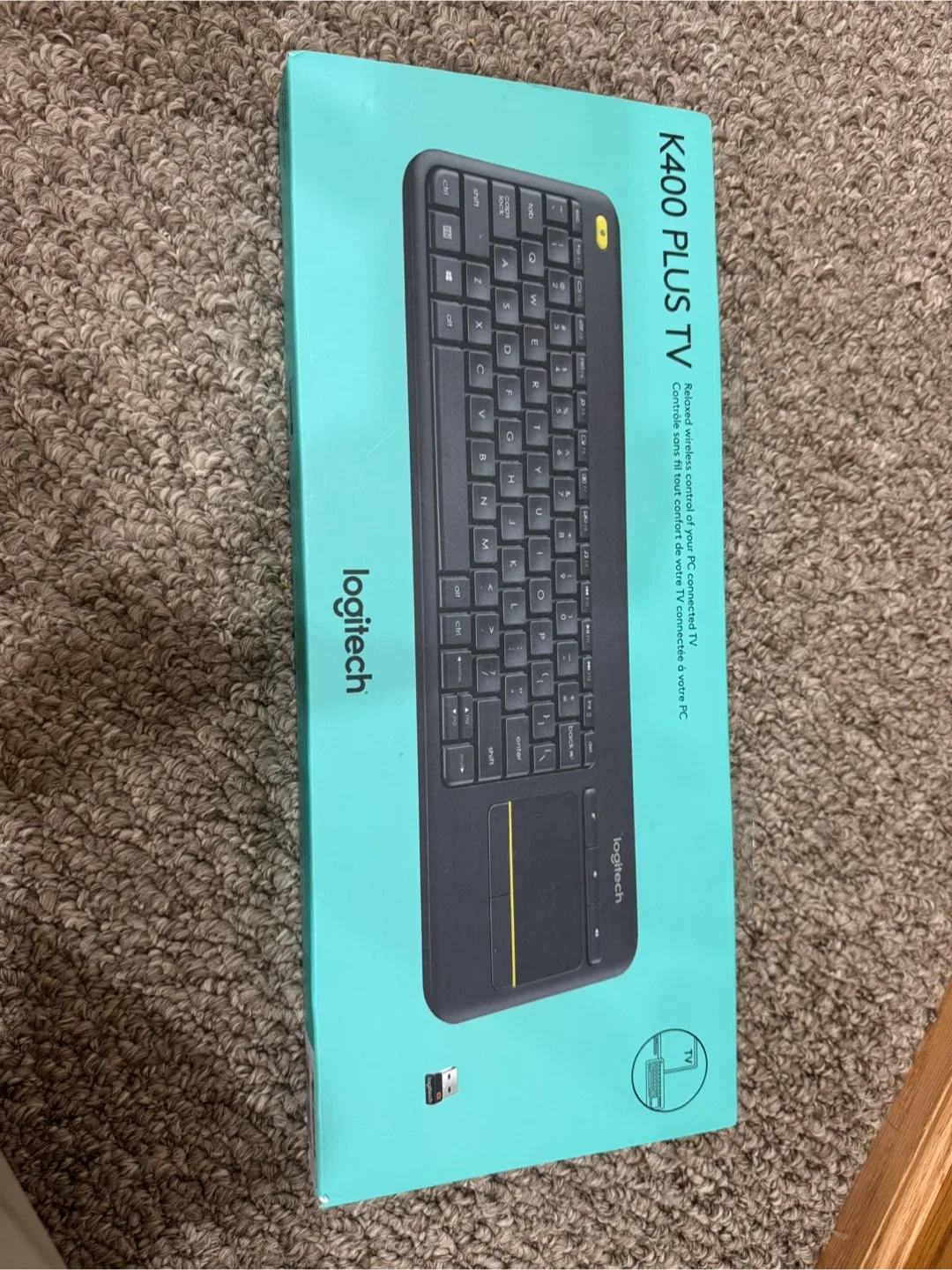 Logitech K400 Plus TV Wireless Keyboard with Touchpad