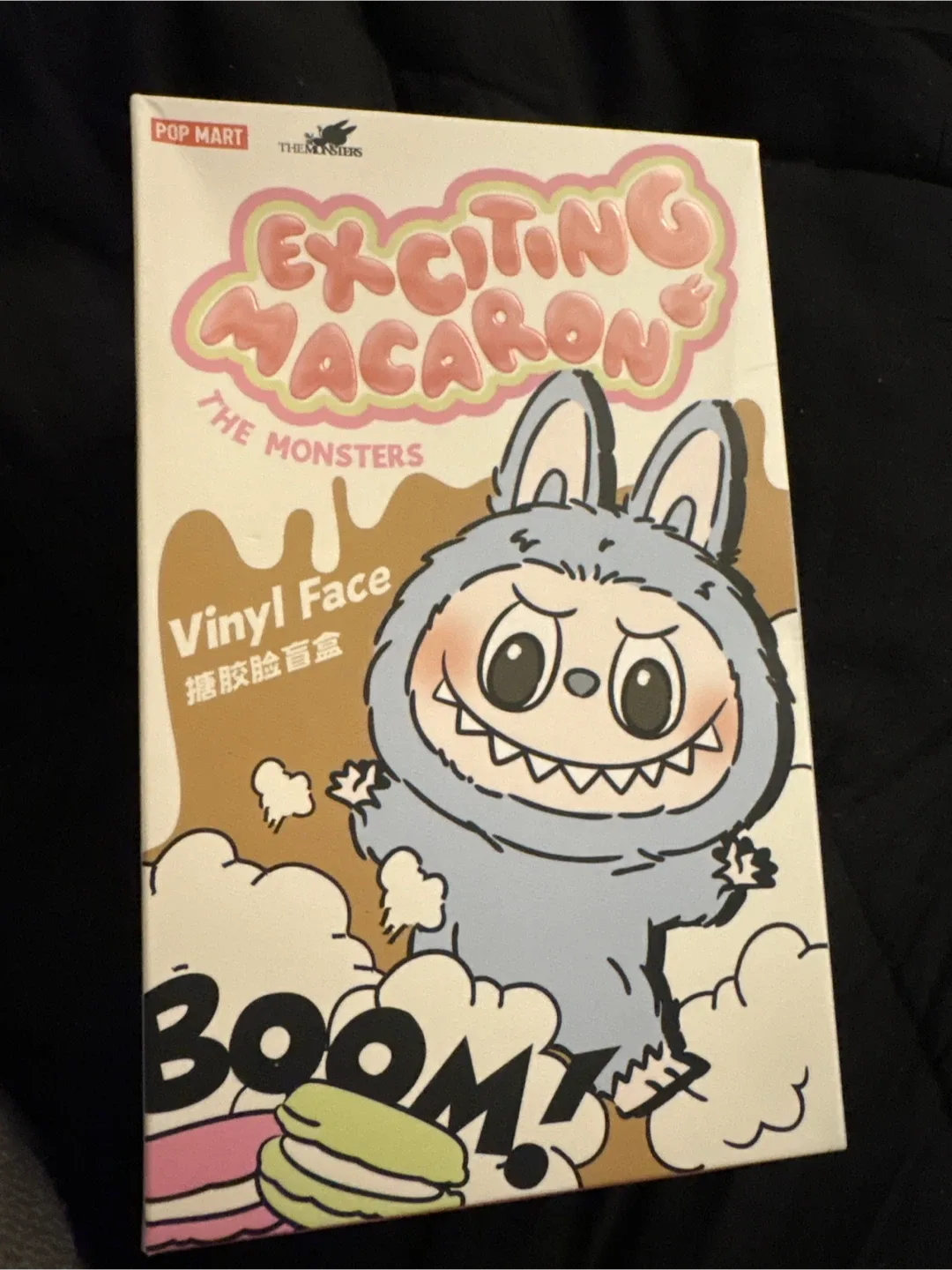 Authentic Pop Mart The Monsters Exciting Macaron vinyl face thumbnail