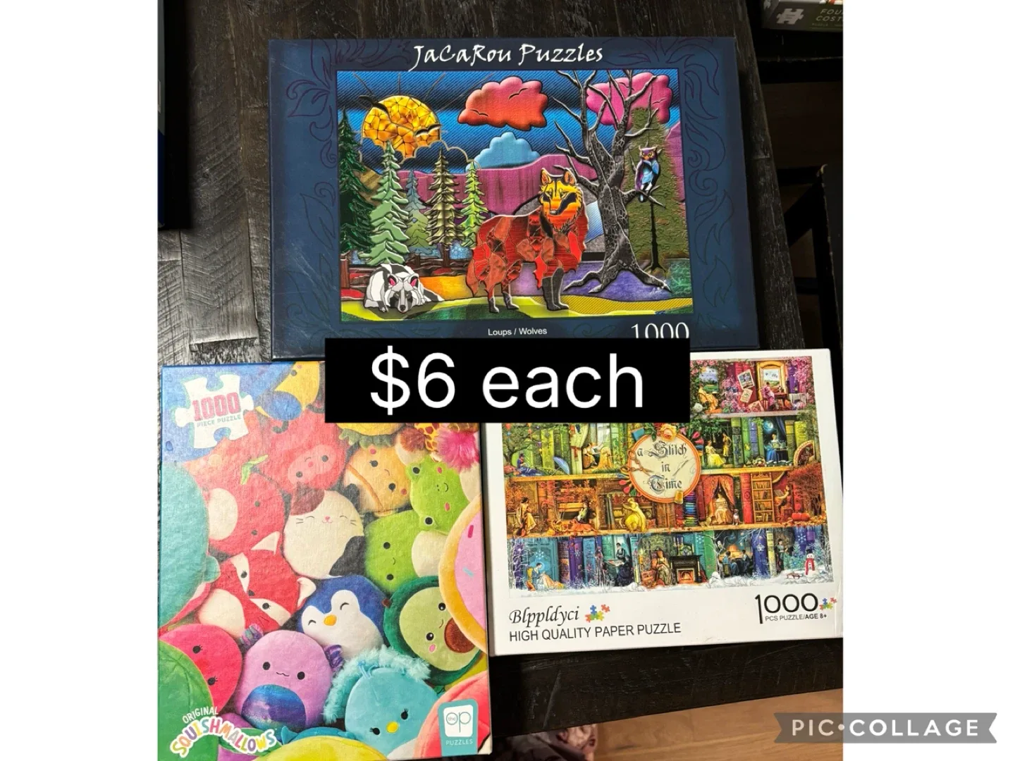 Assorted Jigsaw Puzzles - Buffalo, Springbok, Ravensburger image indicator(6)