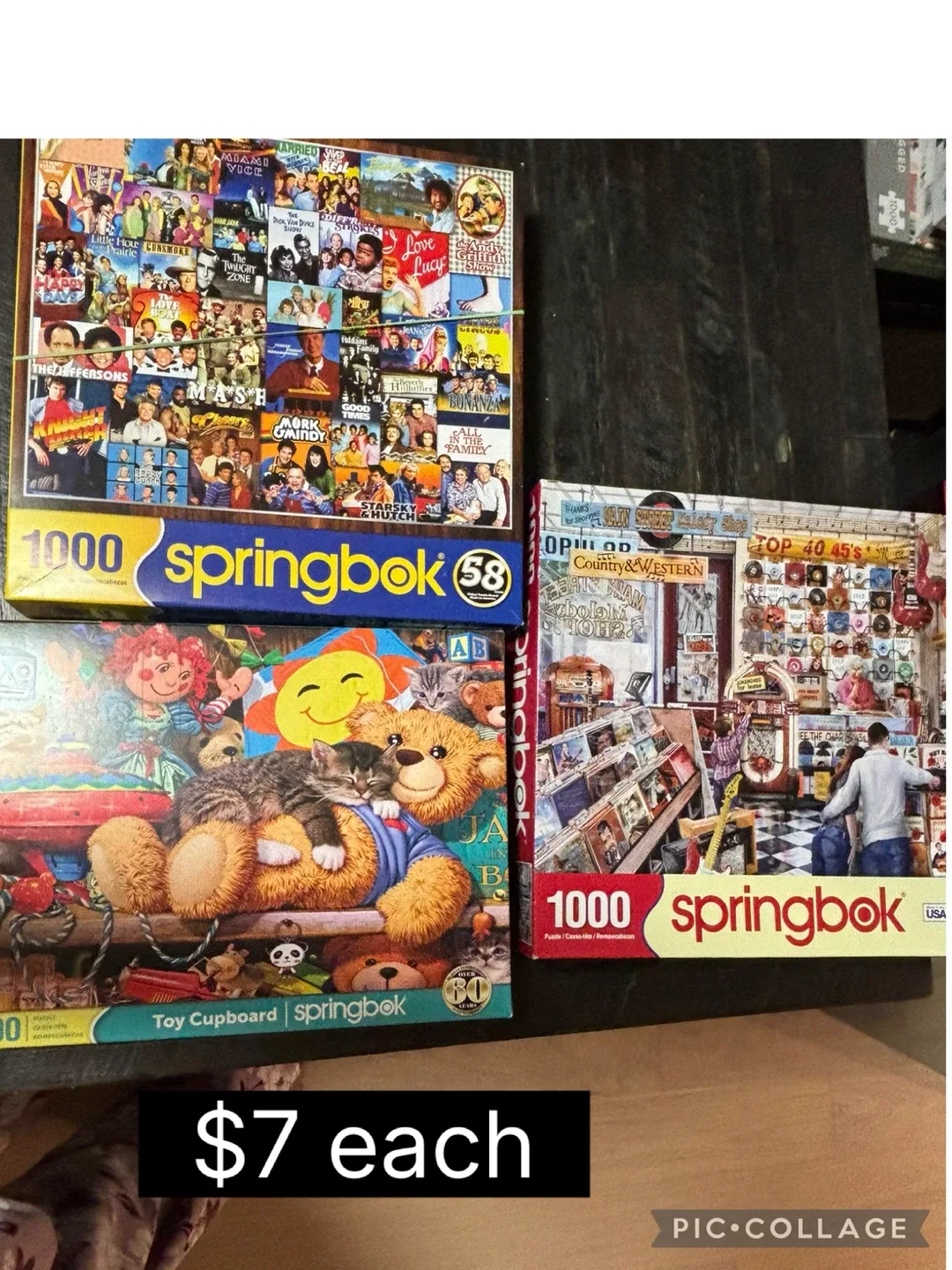 Assorted Jigsaw Puzzles - Buffalo, Springbok, Ravensburger image indicator(5)