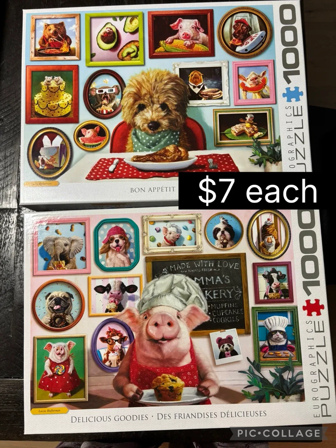 Assorted Jigsaw Puzzles - Buffalo, Springbok, Ravensburger image indicator(7)