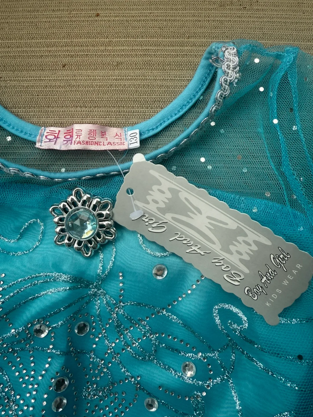 Elsa 'Frozen' Dress - Size 130 image indicator(3)