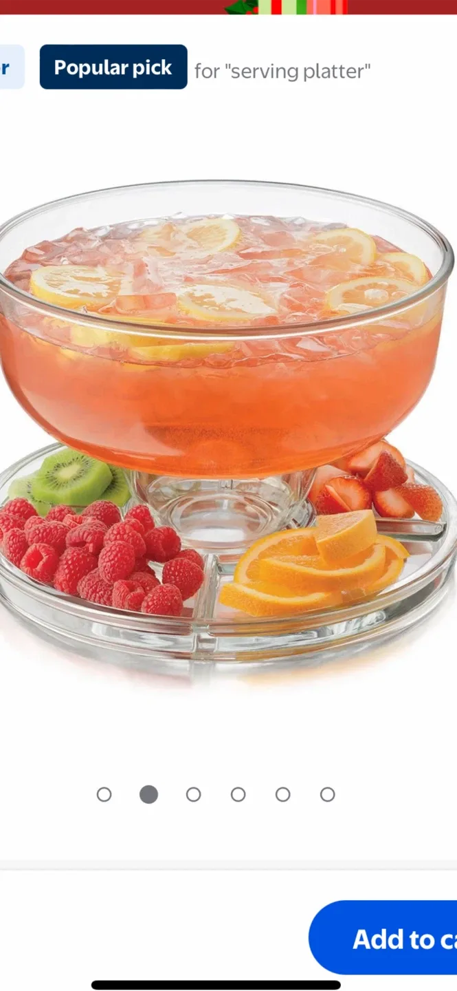 Libbey Selene 6-in-1 Multiuse Glass Serving Platter thumbnail