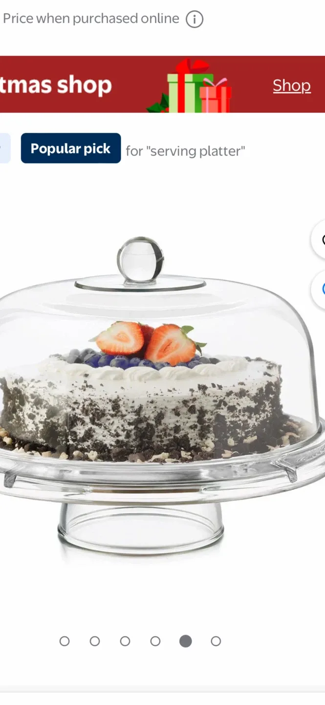 Libbey Selene 6-in-1 Multiuse Glass Serving Platter image indicator(5)