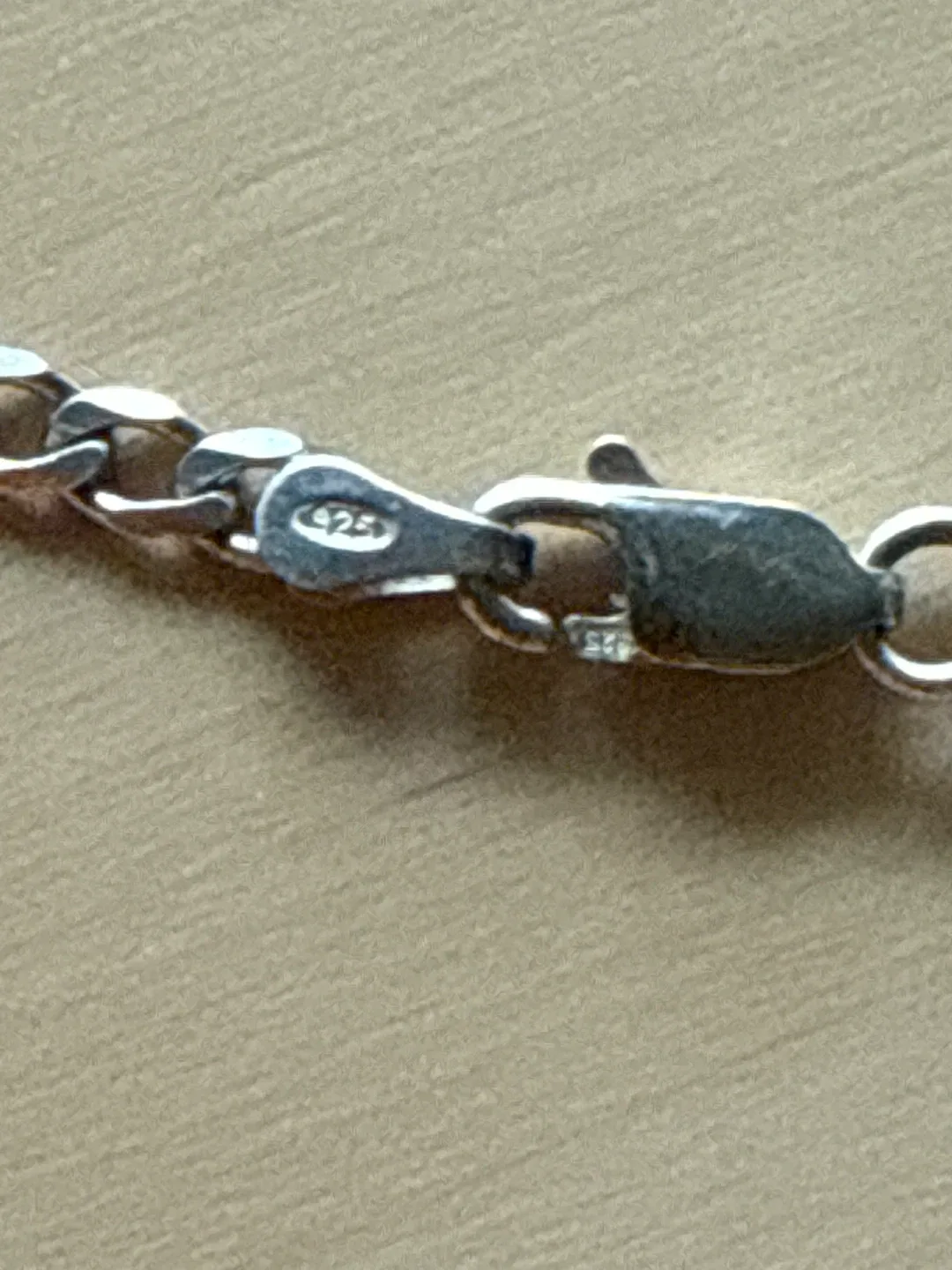 Sterling Silver Figaro Bracelet image indicator(3)