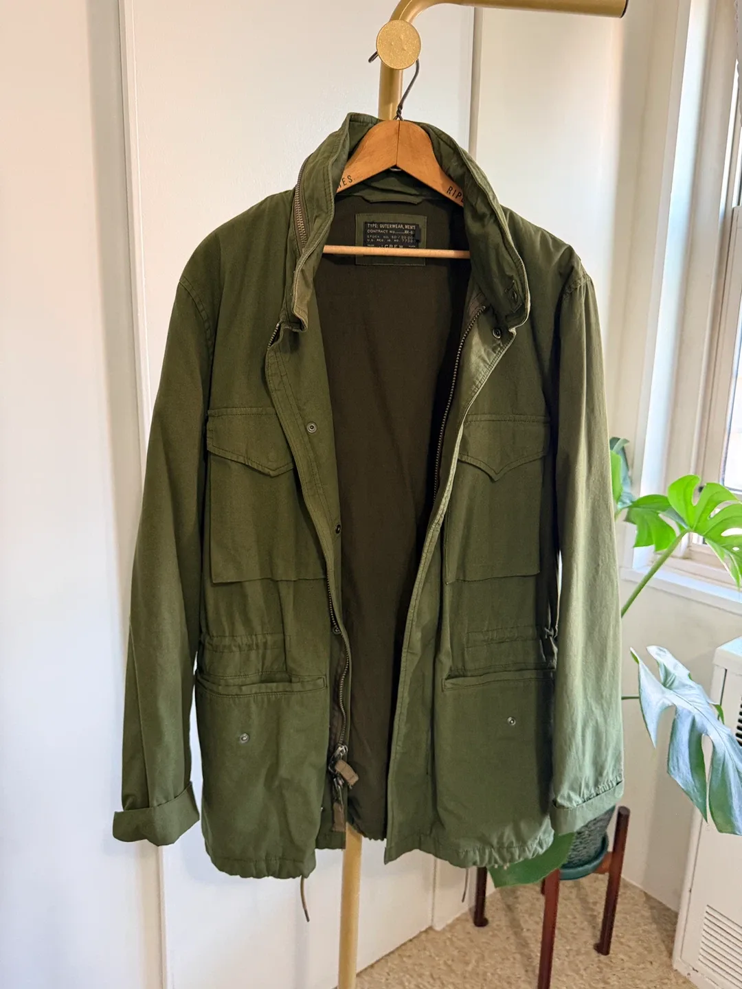 J.Crew Men's Field Mechanic Jacket - Olive, Size M thumbnail