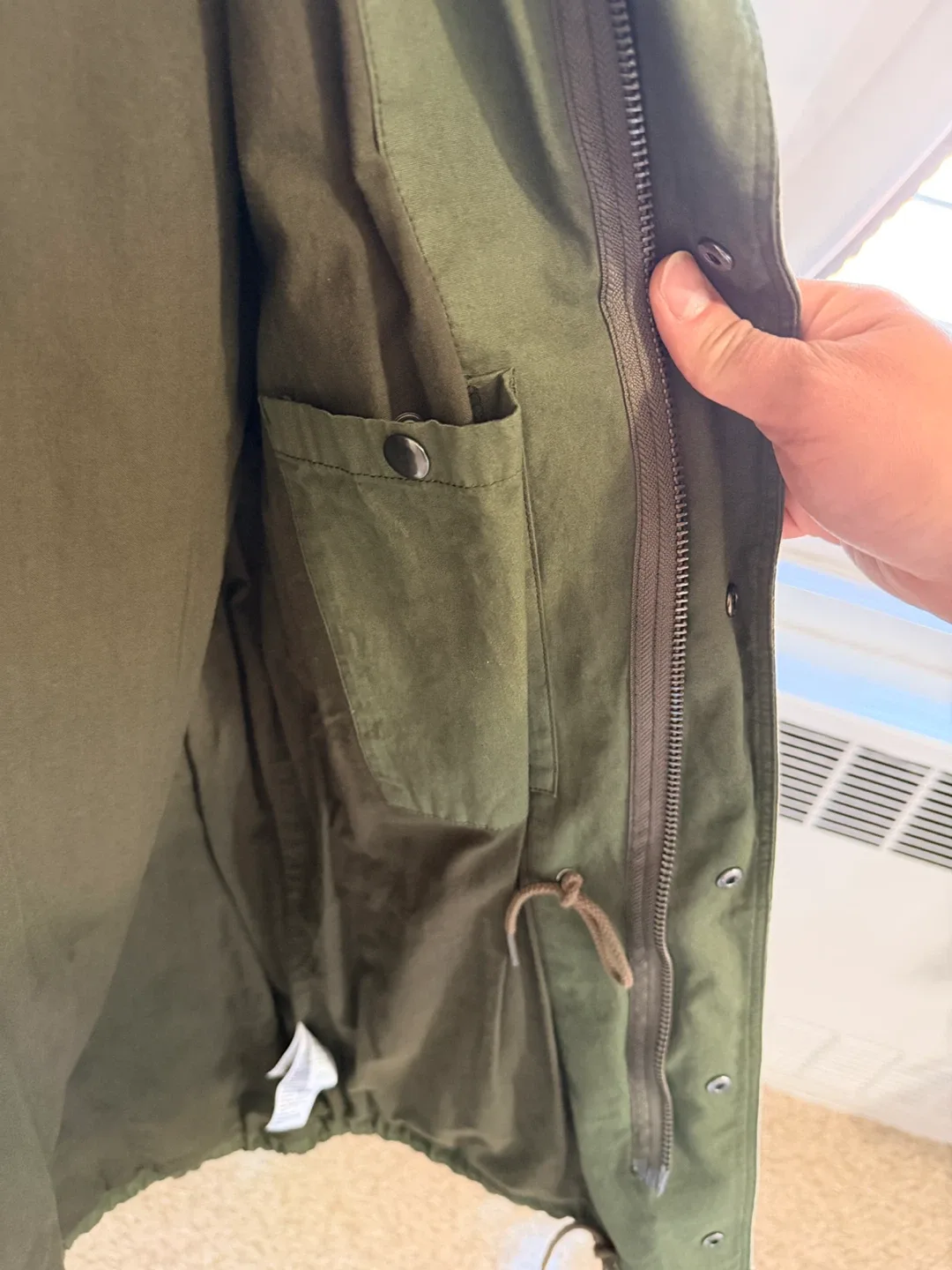 J.Crew Men's Field Mechanic Jacket - Olive, Size M image indicator(3)